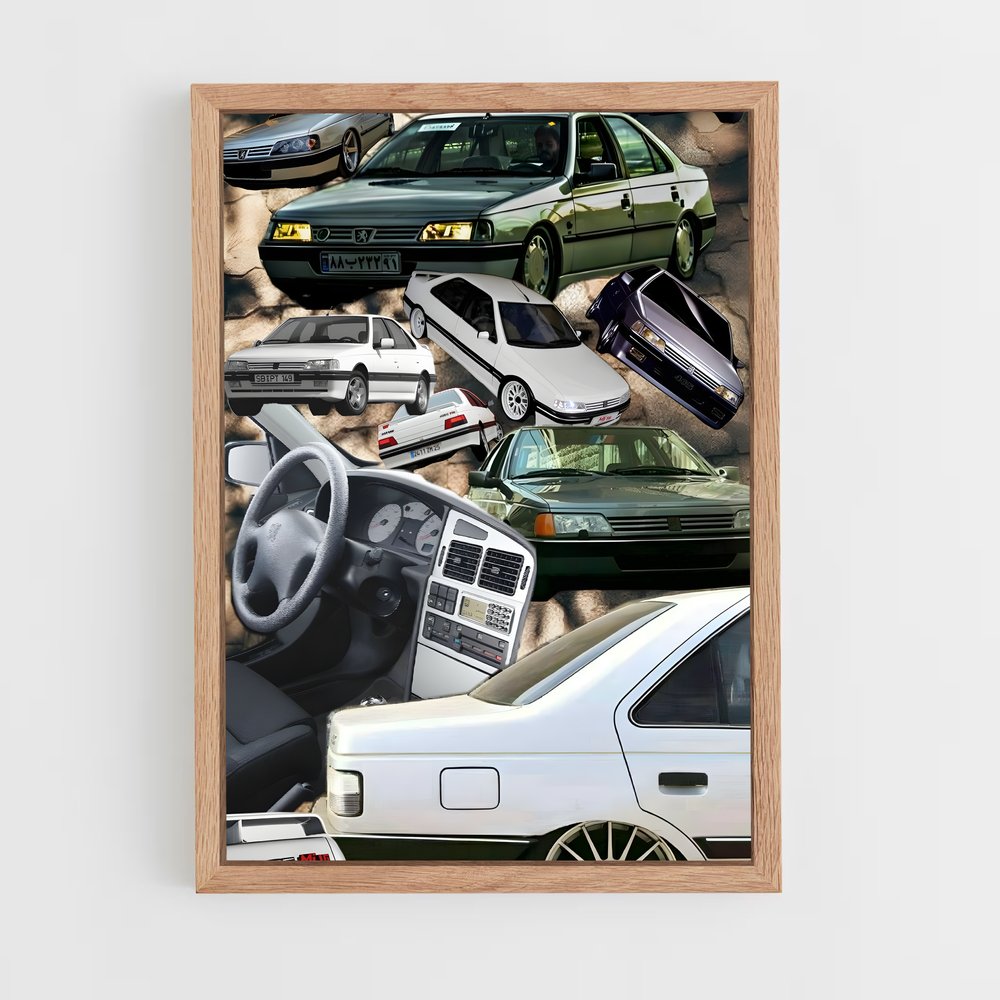 Poster Stationnement Stylé – affiche Peugeot (vue 4)